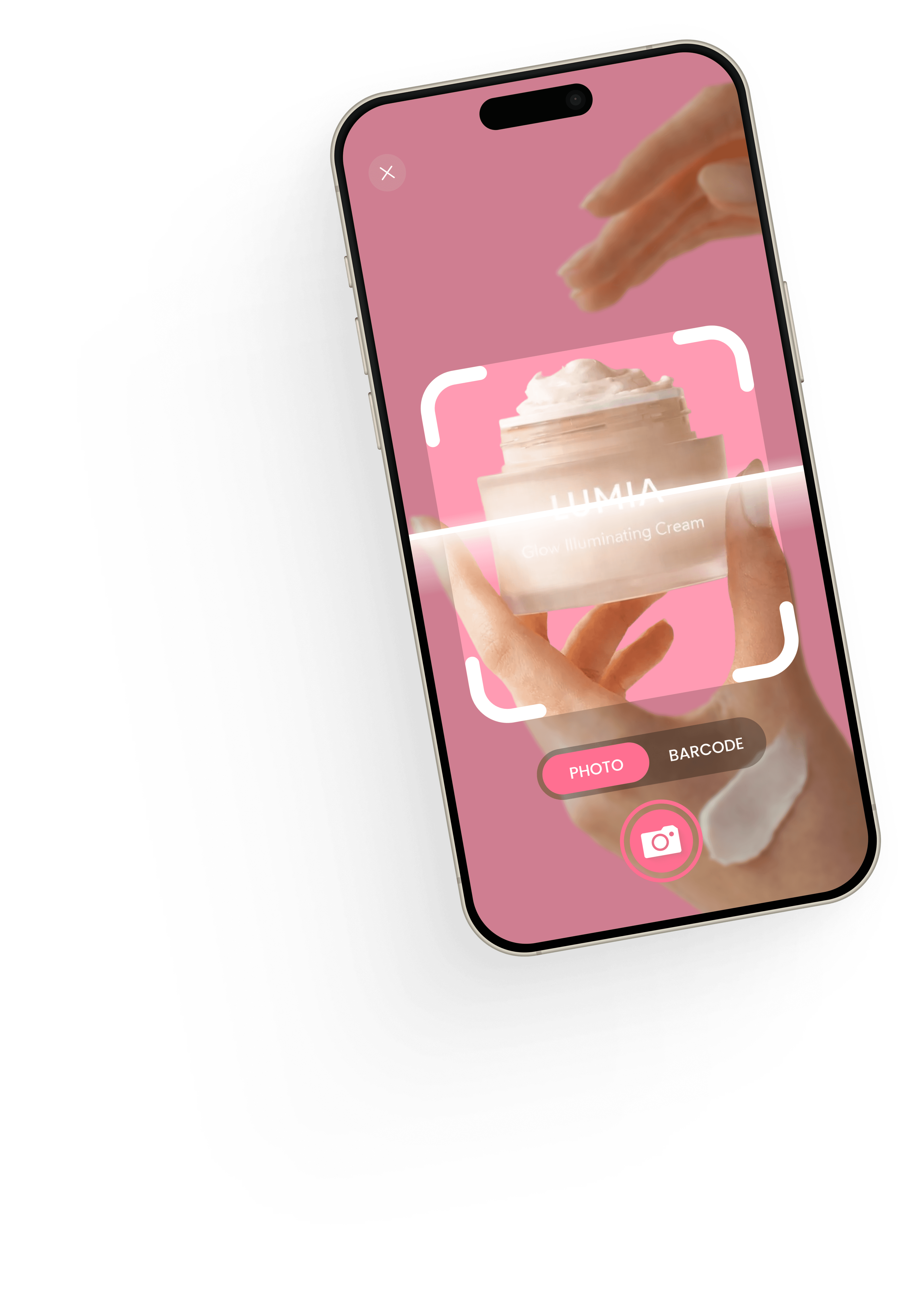 Maskin app — face scan results